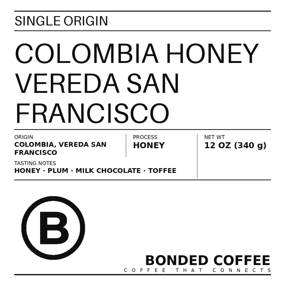 Colombia Honey Vereda San Francisco